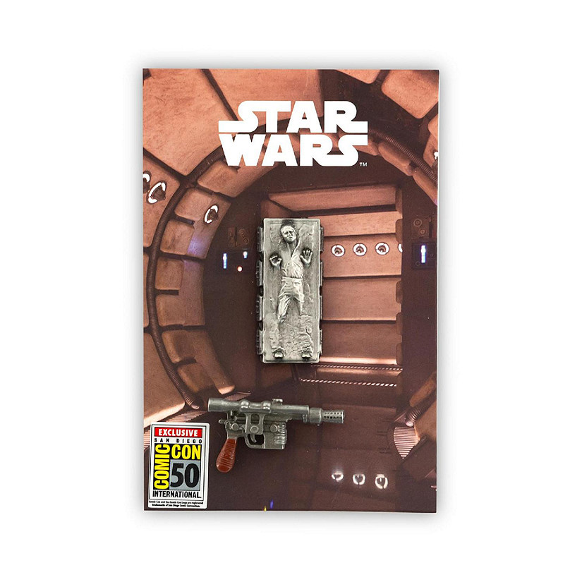 Star Wars Han Solo Carbonite & Blaster Pins  Exclusive Star Wars Collector Pins Image