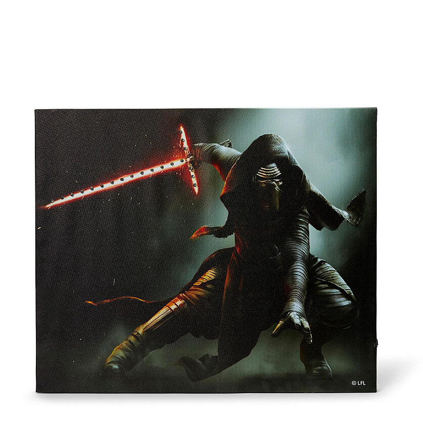 Star Wars Illuminated Canvas Art - 23.9&#8221;x19.9&#8221; - Kylo Ren Image
