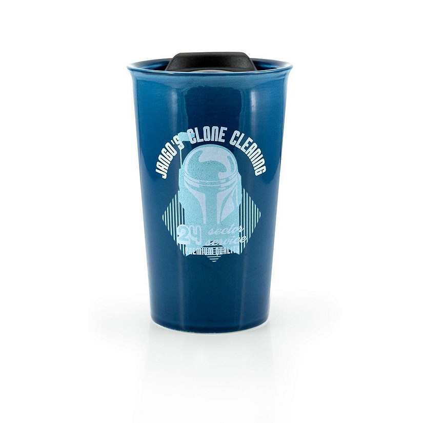 Star Wars Jango Fett Mug  Retro-Style Star Wars Collectible Cup  12 Ounces Image
