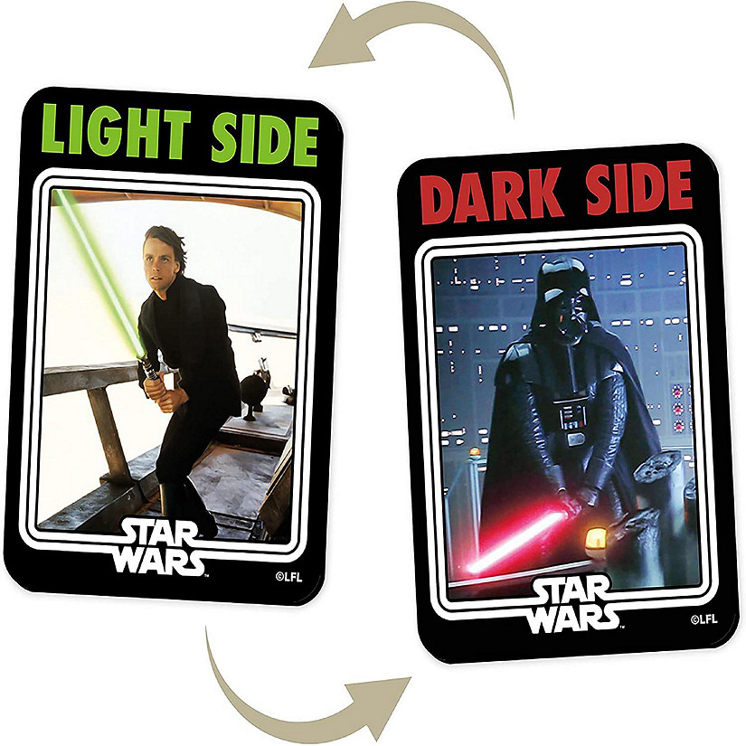 Star Wars Light Side Dark Side Double Sided Dishwasher Magnet Image
