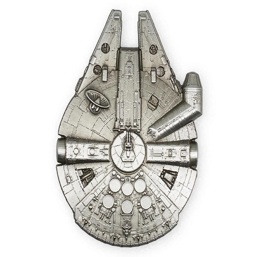 Star Wars Millennium Falcon Collector Metal Pin  3 x 2 Inches  Toynk Exclusive Image