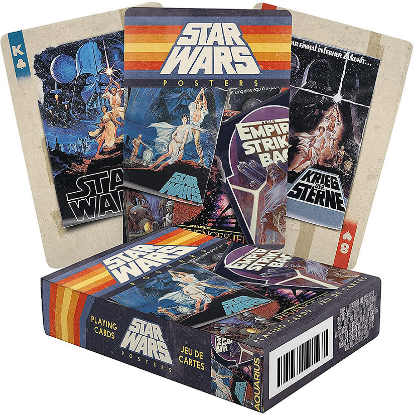 Star Wars Movie Posters Playing Cards Image