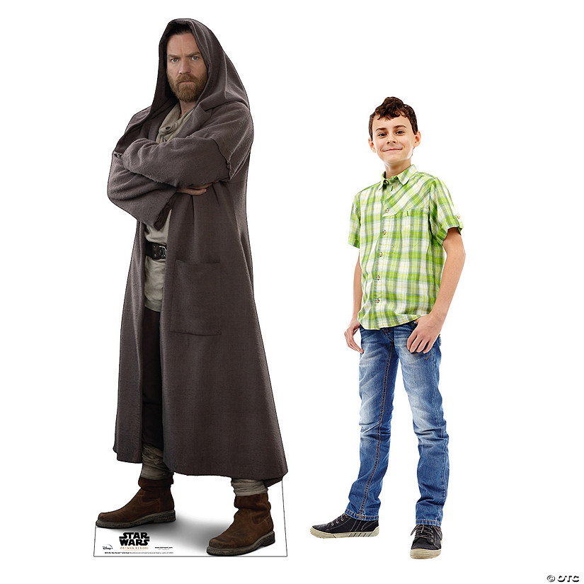 Star Wars&#8482; Obi-Wan Kenobi with Hood Life-Size Cardboard Cutout Stand-Up Image