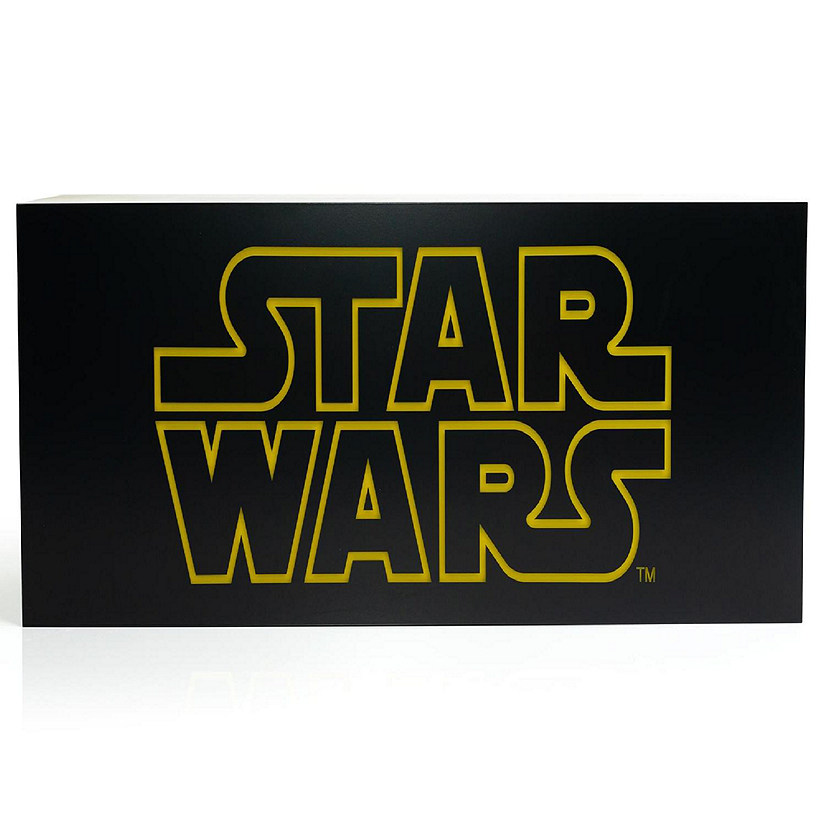 Star Wars Official Logo 17-Inch Light Box  Electric/USB Mood Light Image