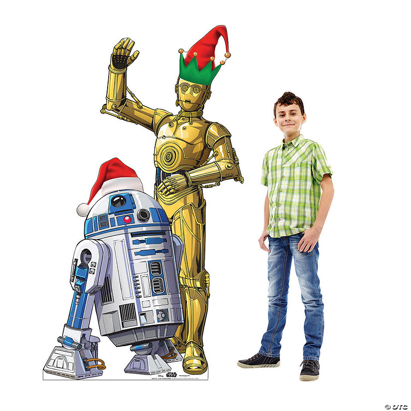 Star Wars&#8482; R2D2 & C3PO Holiday Outdoor Yard Sign Image