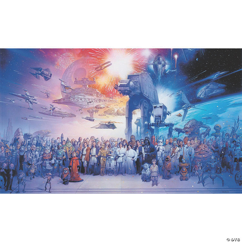 Star Wars Saga Prepasted Wallpaper Mural Image