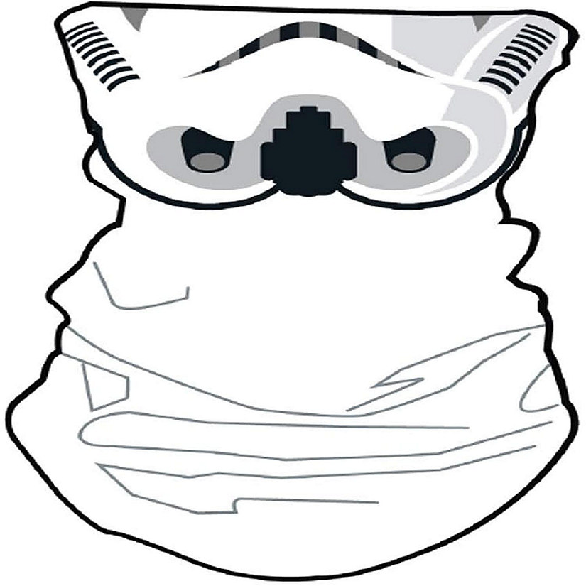 Star Wars Stormtrooper Neck Gaiter  One Size Image