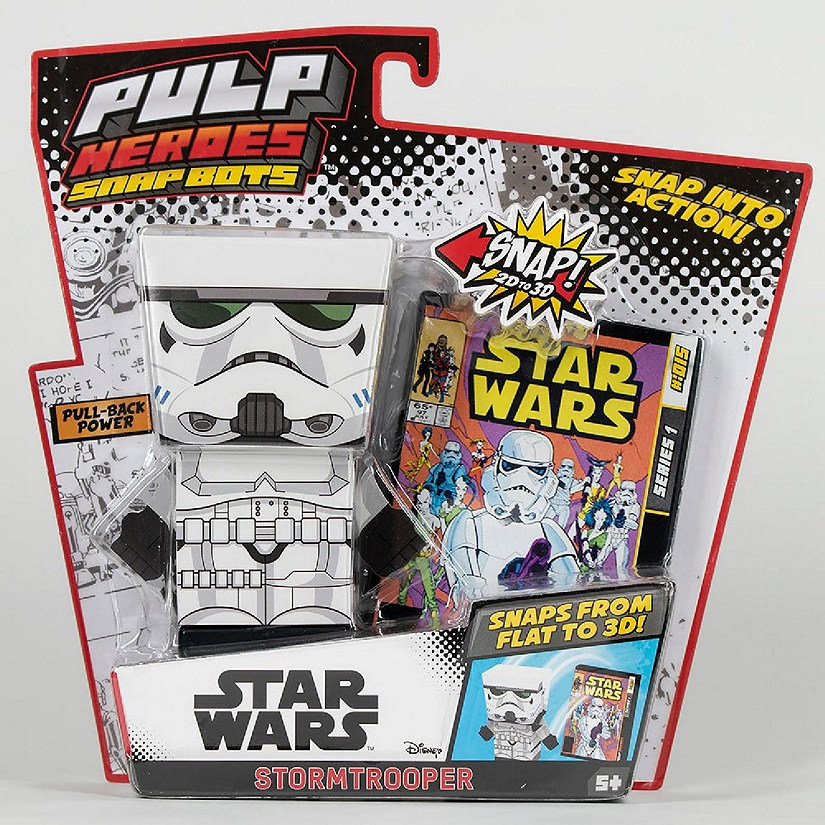 Star Wars Stormtrooper SnapBot Pulp Heroes Pull Back Image