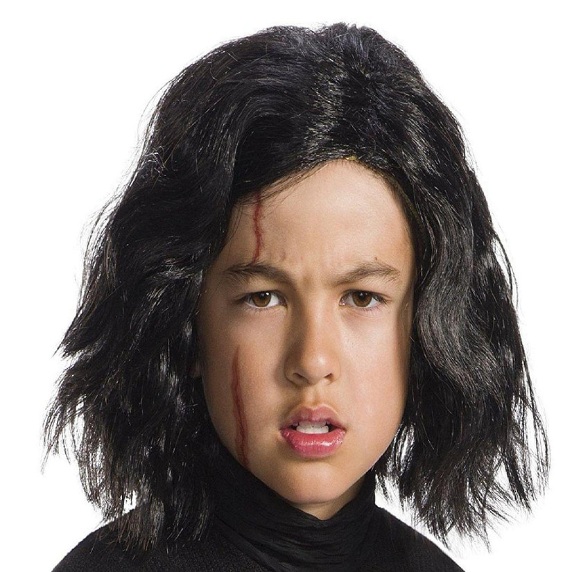 Star Wars: The Last Jedi Kylo Ren Child Costume Wig & Scar Kit Image