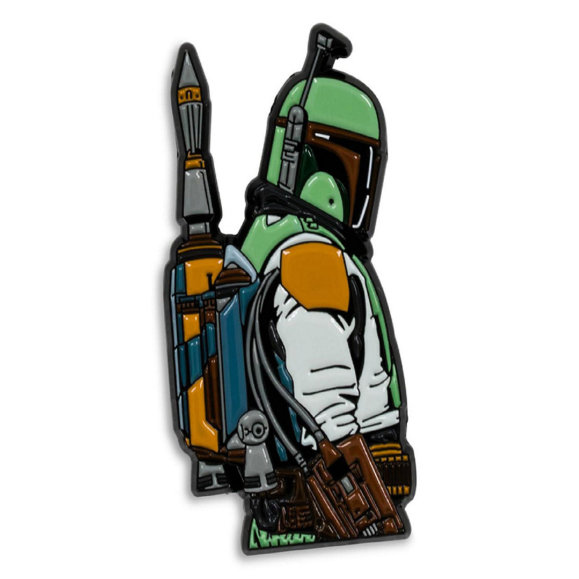 Star Wars: The Mandalorian Boba Fett Enamel Pin  Toynk Exclusive Image
