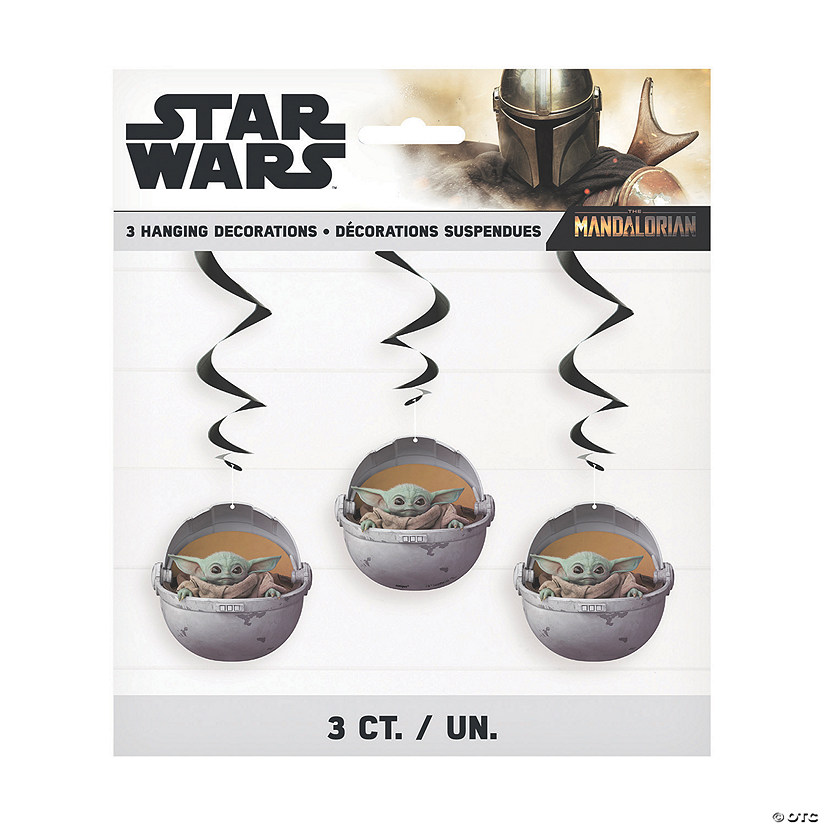 Star Wars&#8482; The Mandalorian&#8482; Hanging Decorations - 3 Pc. Image