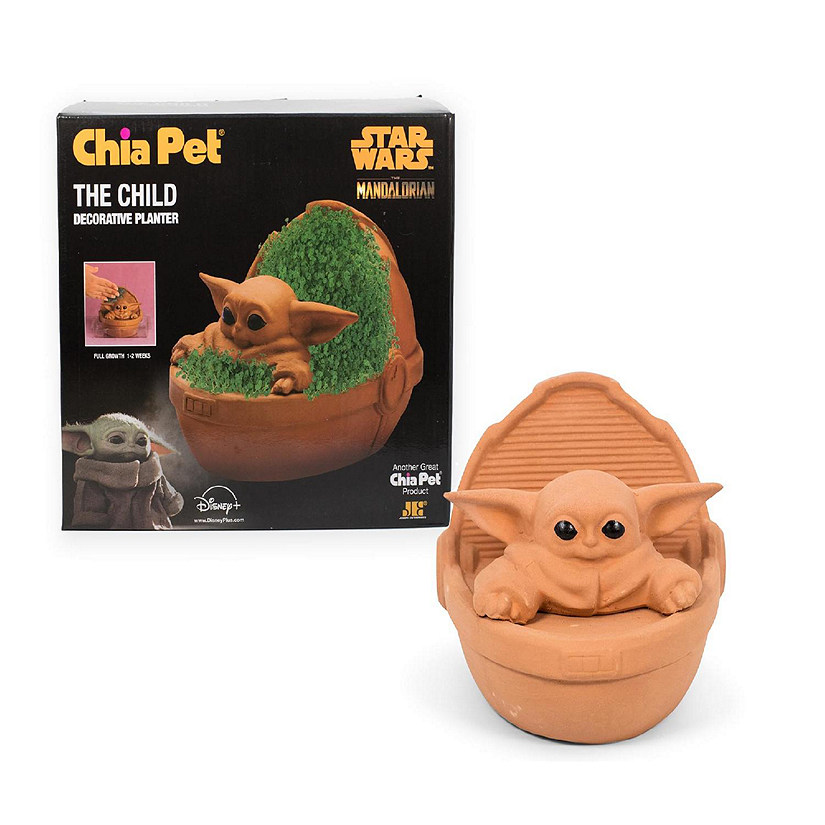 Star Wars: The Mandalorian The Child Baby Yoda Chia Pet Decorative Planter Image