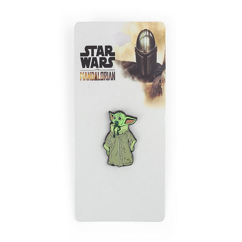Star Wars: The Mandalorian The Child Baby Yoda Pin  Baby Yoda Eats A Frog Image