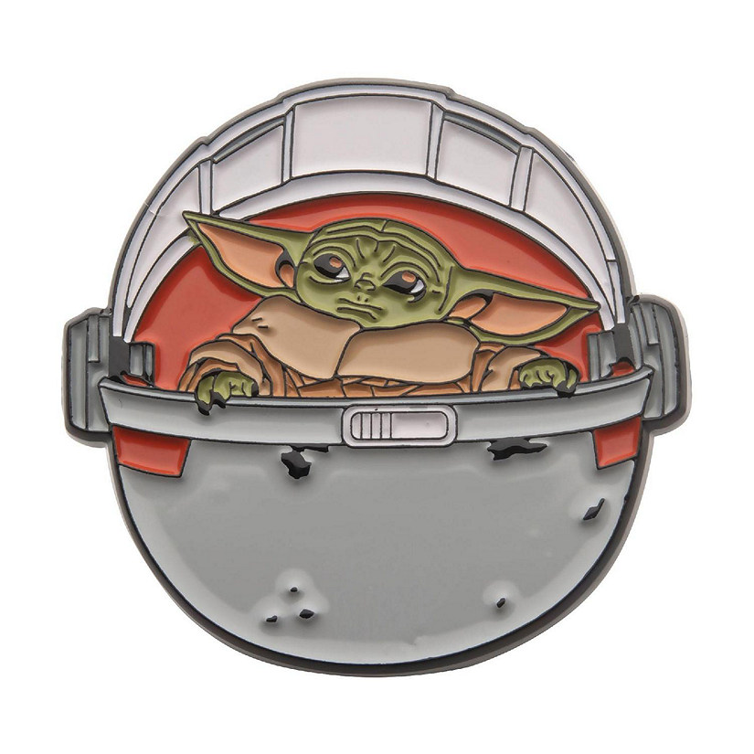 Star Wars The Mandalorian The Child In Carriage Enamel Pin Image