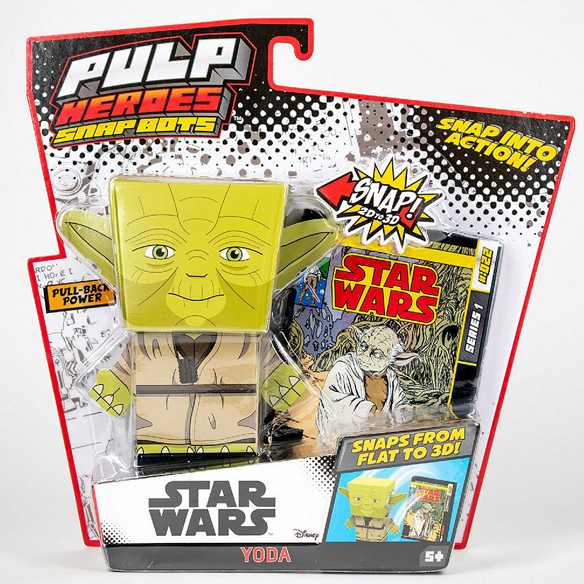 Star Wars YODA SnapBot Pulp Heroes Pull Back Image