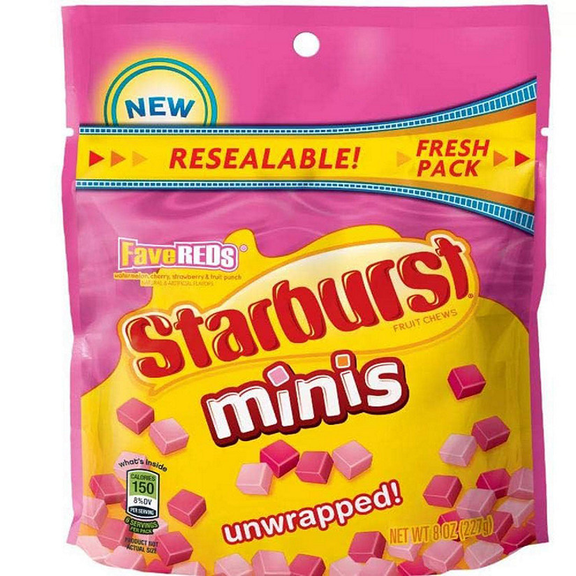 STARBURST 8 OZ CHERRY CHEWY CANDY (Case of 8) Image