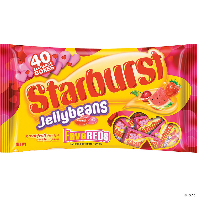 Starburst® ValentineFaveReds Jelly Bean Candy Exchange Boxes Discontinued