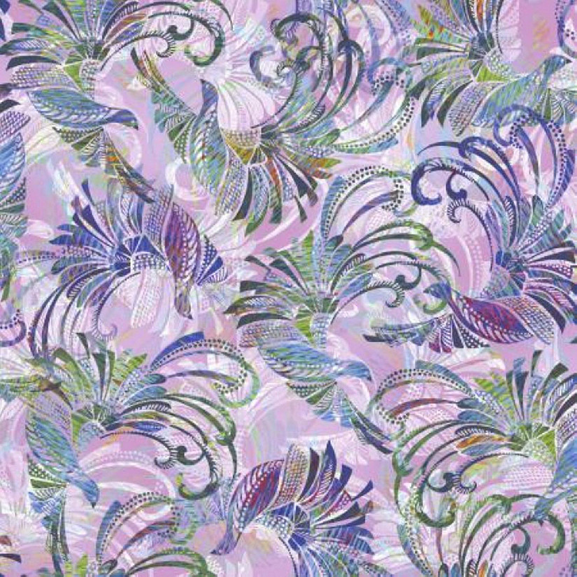 Starlight and Splendor Promenade Amethyst  Cotton Fabric By RJR Sold by the Yard Image