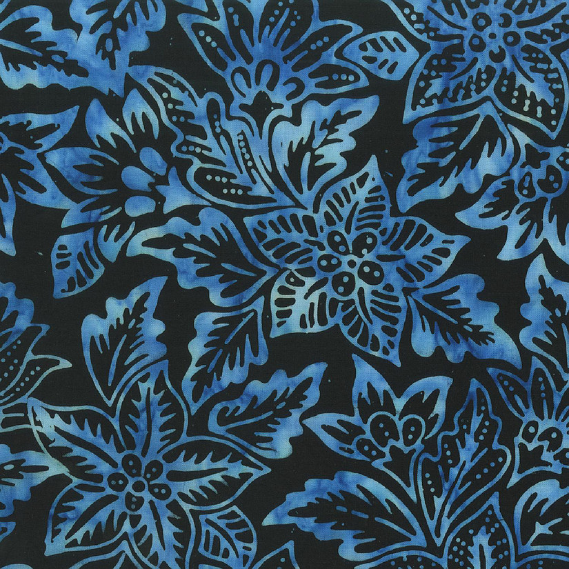 Starry Night Batik Cotton Fabrics by Anthology Fabrics,Sold by the Yard Image