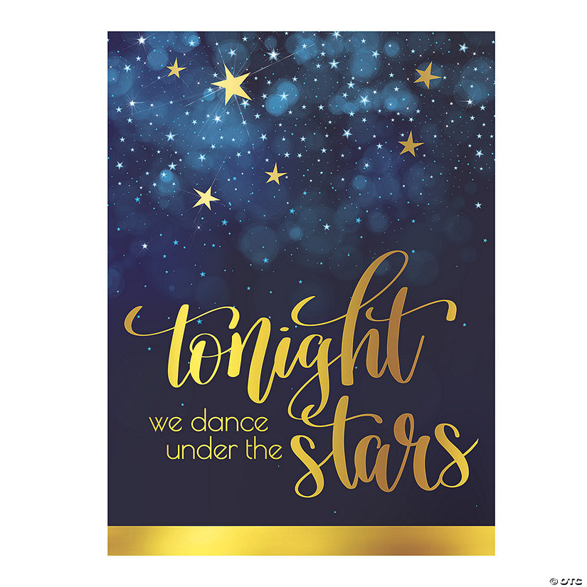 Starry Night Dance Under the Stars Sign Image