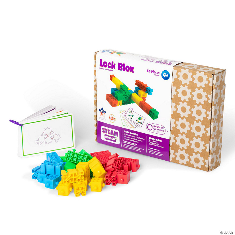 STEAM by Roylco Lock Blox Play Guide Image