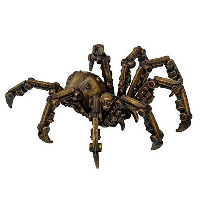 Steampunk Inspired Mechanical Spider Resin Statue Figurine 6 inch Image