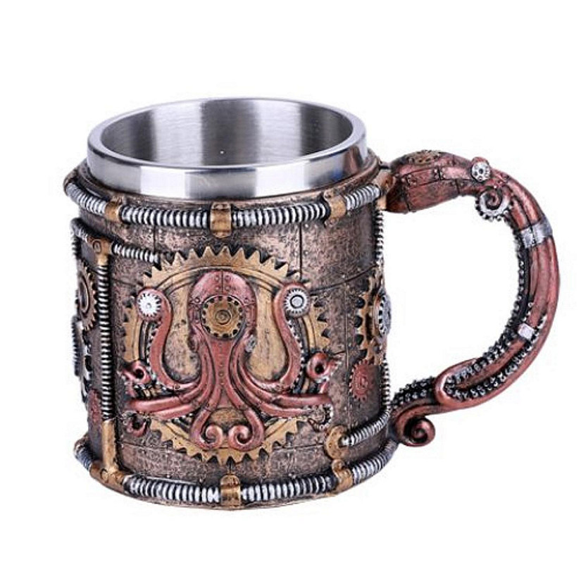 Steampunk Kraken Geared Octopus Coffee Mug New Image