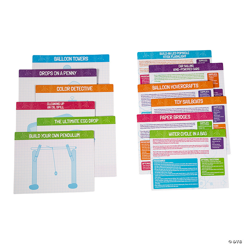 STEM Activity Cards - 13 Pc. Image