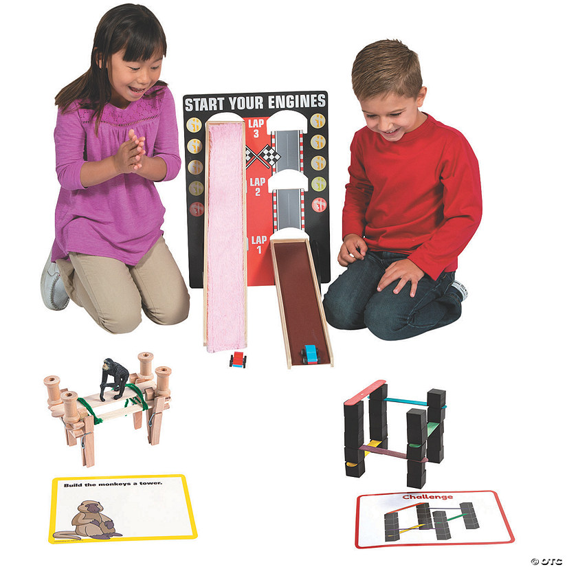 STEM Activity Learning Challenge Kit & Supplies Assortment  - 801 Pc. Image