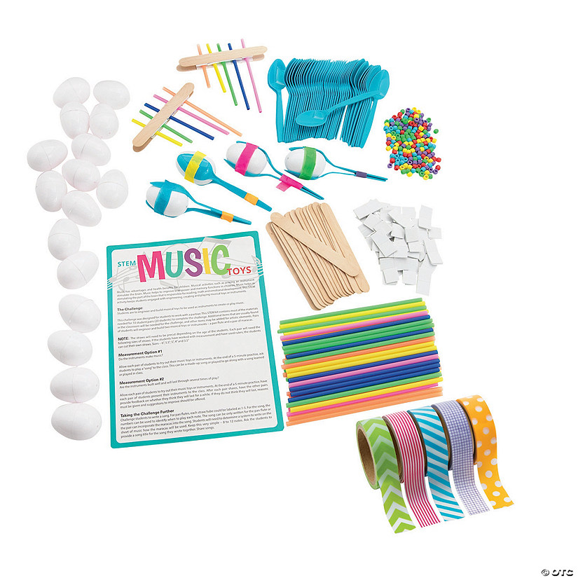 STEM Deluxe Music Toys Activity Learning Challenge Kit Assortment - 356 Pc. Image