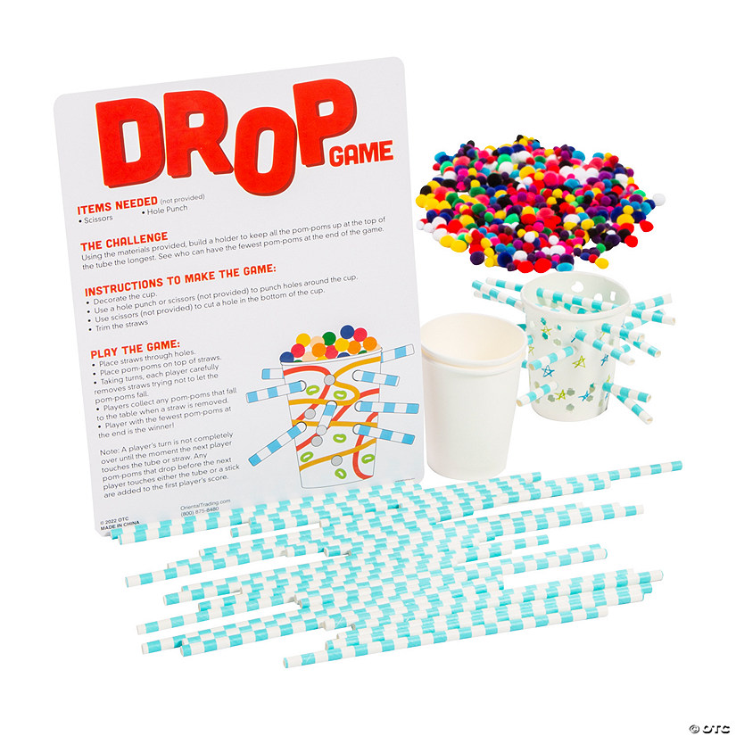 STEM Drop Game Activity Learning Challenge Craft Kit - Makes 12 Image