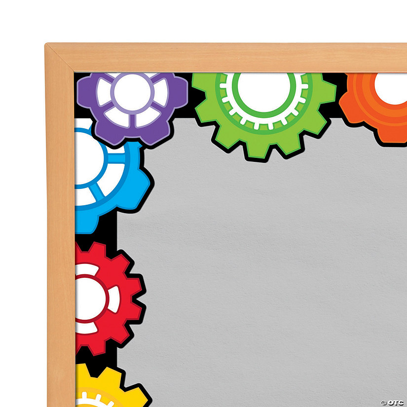 STEM Gears Classroom Bulletin Board Borders - 12 Pc. Image