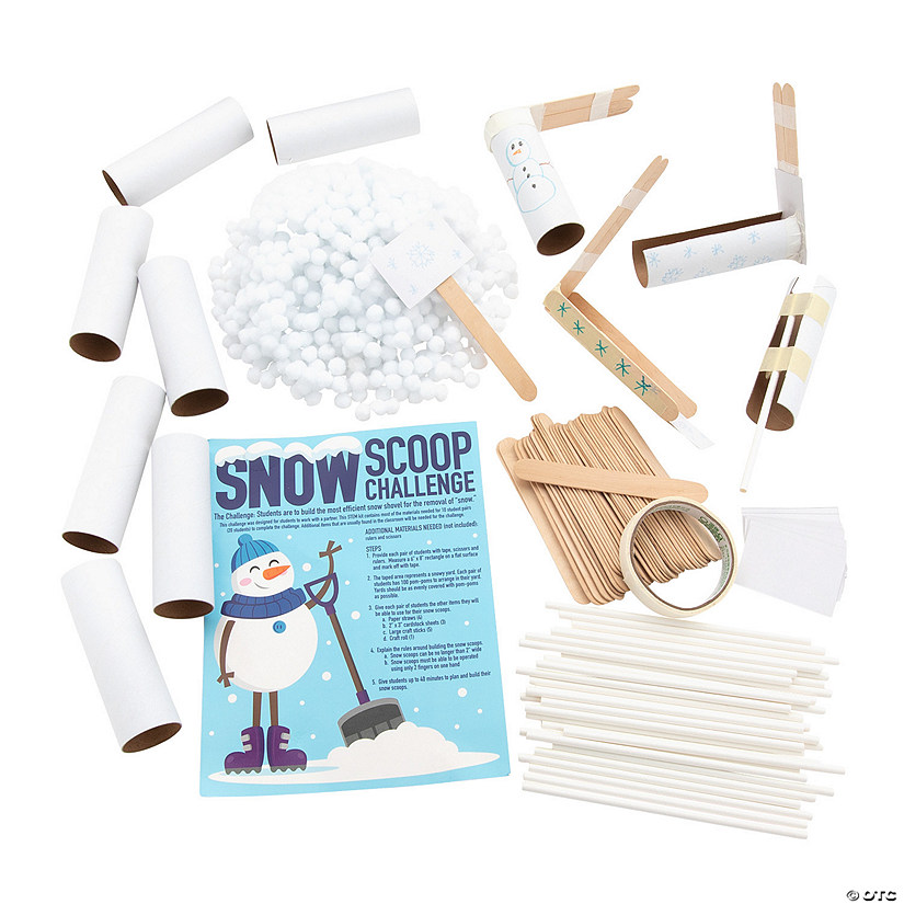 STEM Snow Scoop Challenge Kit for 20 Image