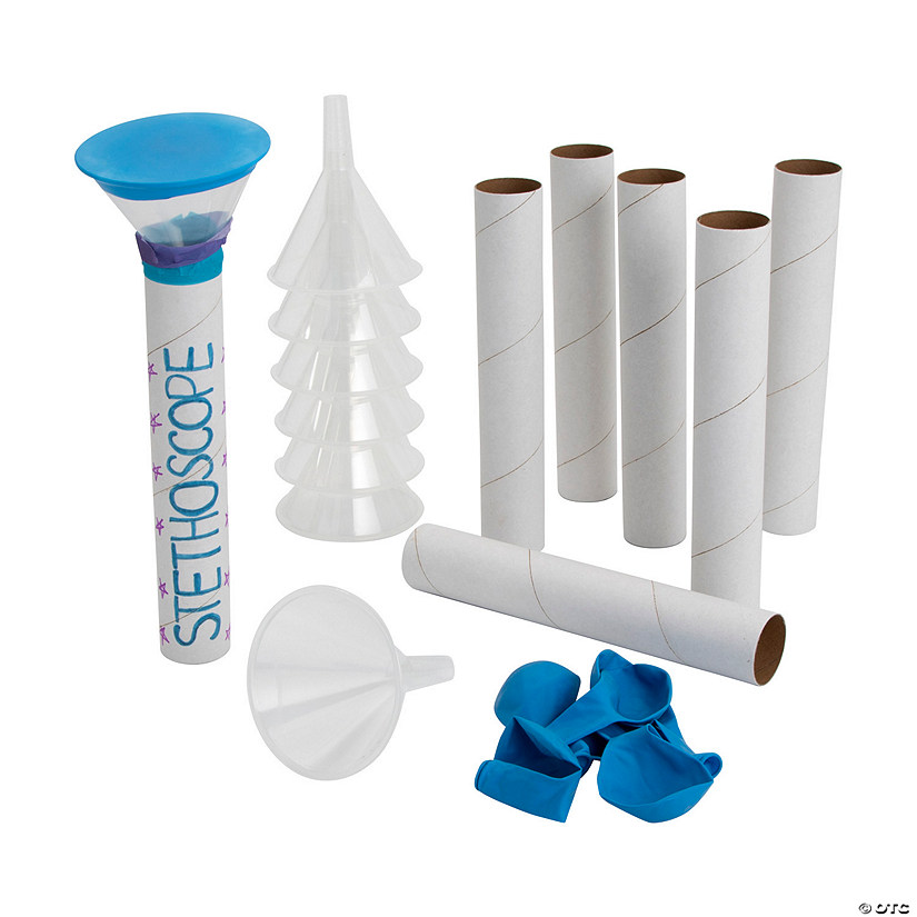 STEM Stethoscope Activity Learning Challenge Craft Kit - Makes 10 Image