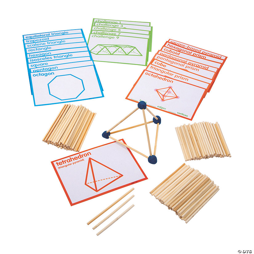 STEM Stick Structures Activity Learning Challenge Kit - 174 Pc. Image