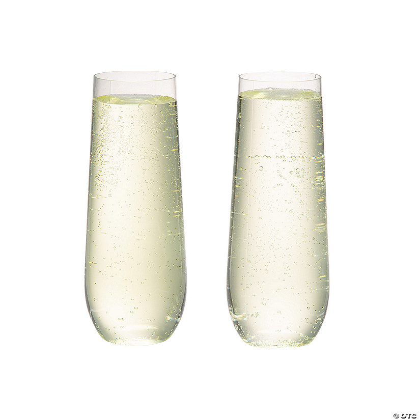 Leadingware Acrylic Lexington 9 oz. Stemless Champagne Flute