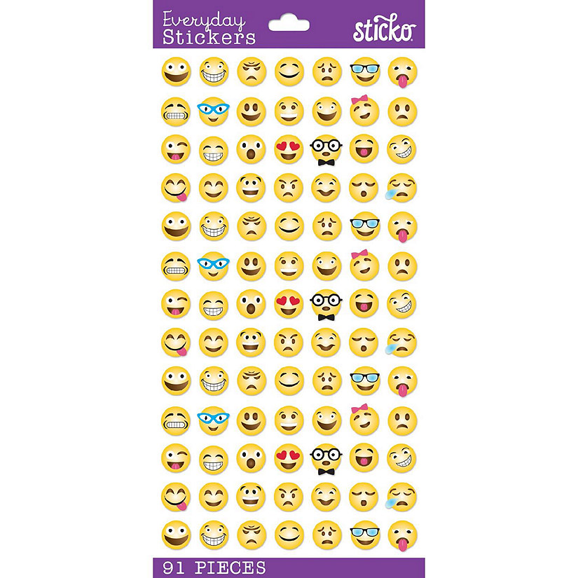 Sticko Themed Stickers-Classic Smileys Image