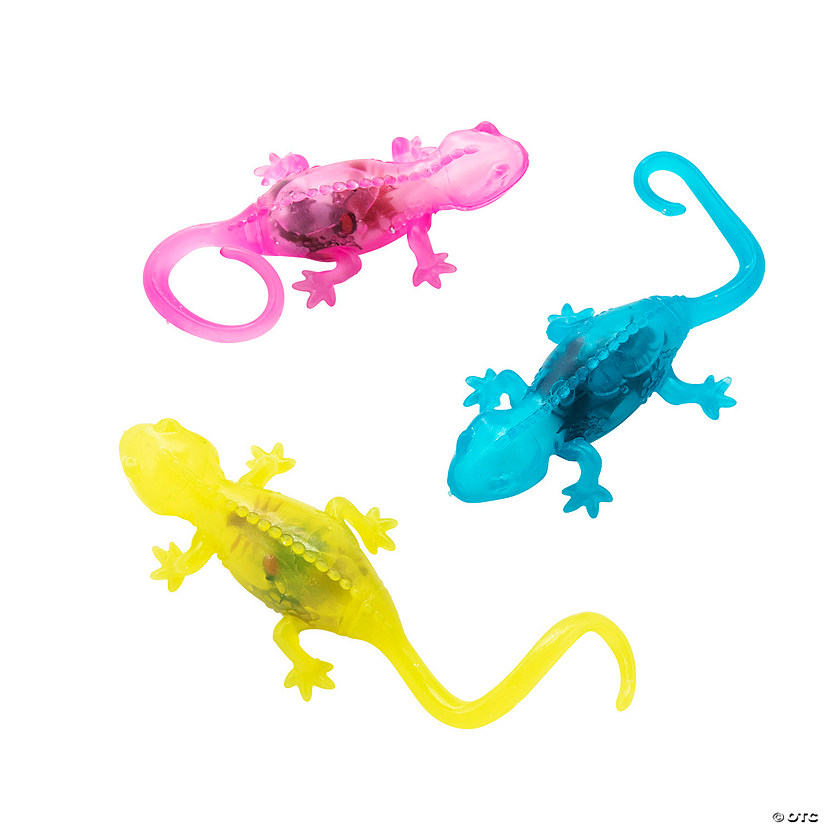 Sticky Lizards with Bugs Splat Toys - 12 Pc. Image