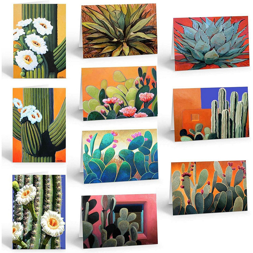 Stonehouse Collection Southwest Note Card  Cactus Note Card (Assorted) Image