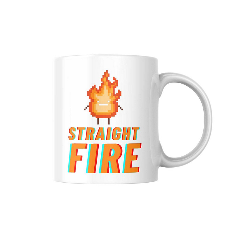 Straight Fire Mug by Dancing Littles Jungle Image