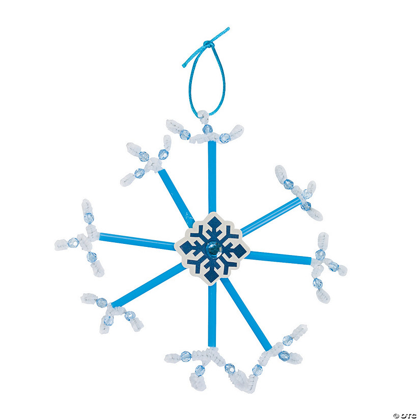Kit 6 Ornamenti A Forma Di Fiocco Di Neve In Filo - 15 Cm Di Diametro, Fai Da Te Per Creazioni Con Perline - 2