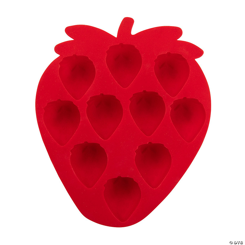 Strawberry Ice Cube Mold &#8211; 6 Pc. Image