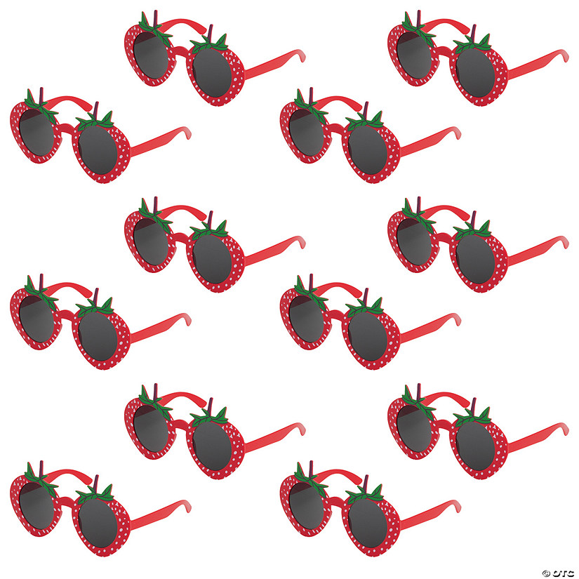 Strawberry Sunglasses - 12 Pc. Image