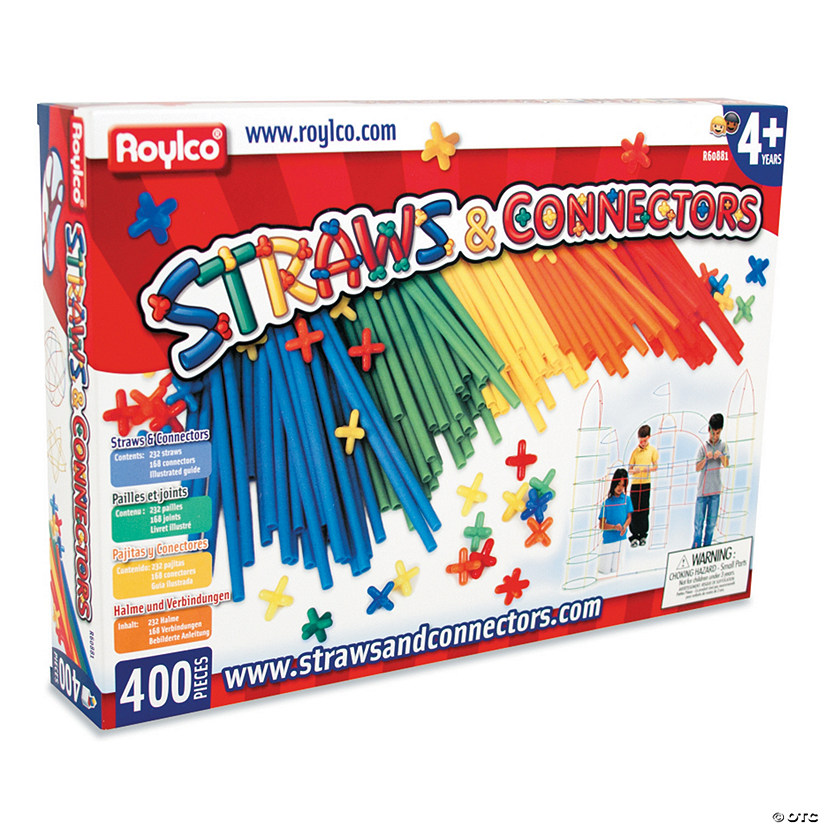 Straws and Connectors: 705 Piece Set Image