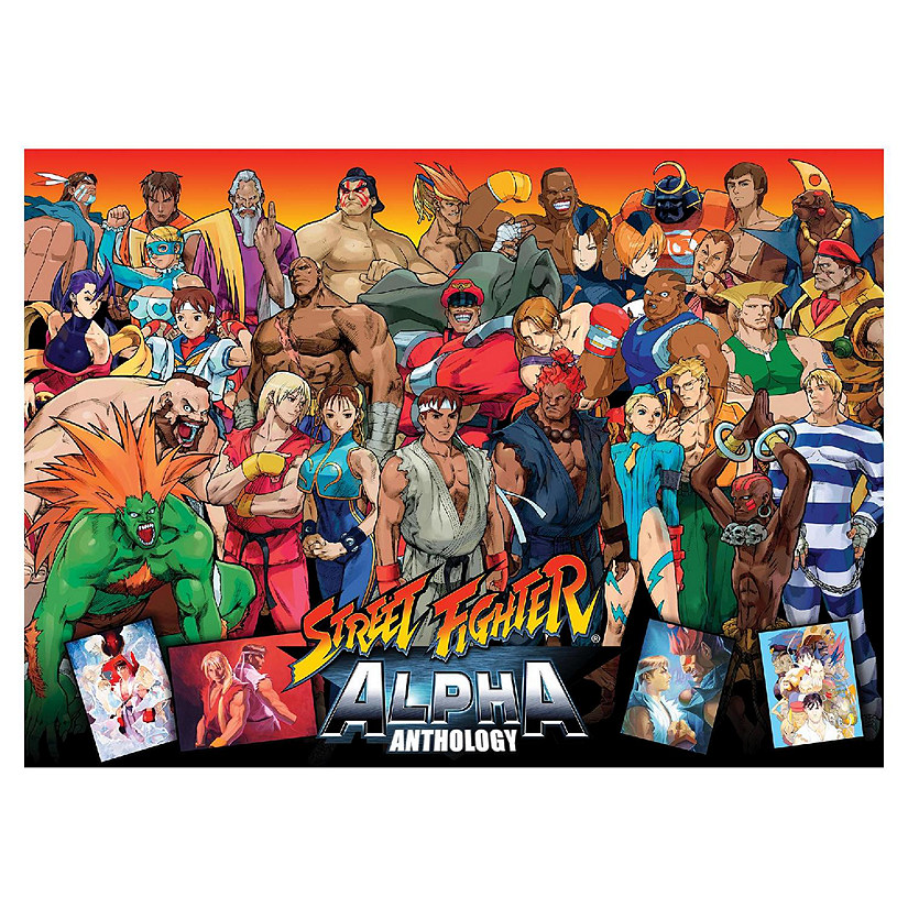 Street Fighter Collage 1000 Piece Jigsaw Puzzle Image