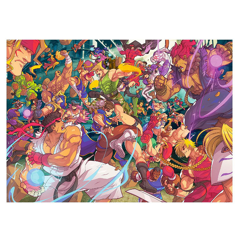 Street Fighter Time for Battle 1000 Piece Jigsaw Puzzle Image
