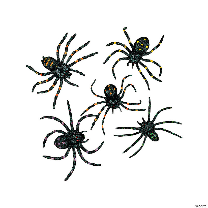 Stretchable Spiders - 12 Pc. Image