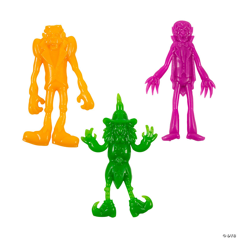 Stretchy Halloween Characters - 12 Pc. Image