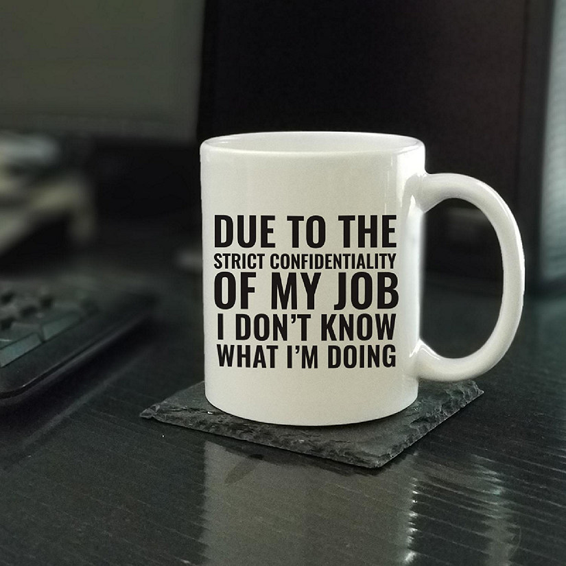 Strict Confidentiality ceramic mug Image