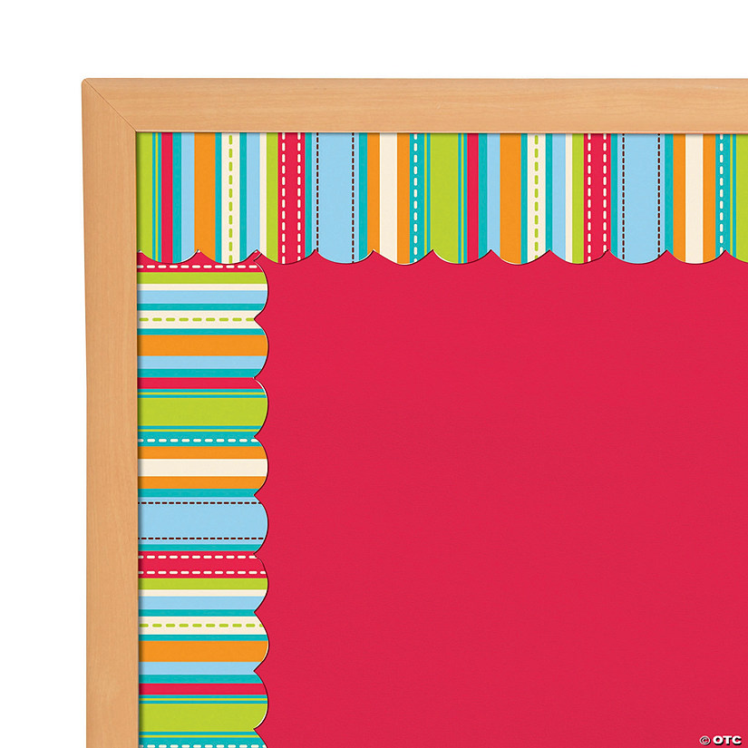 Stripes & Stitches Bulletin Board Borders - Discontinued